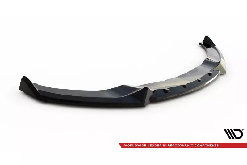 Maxton Design Frontlippe V.4 für BMW 4er F32 F33 F36 M-Paket Hochglanz schwarz – Ansicht 4