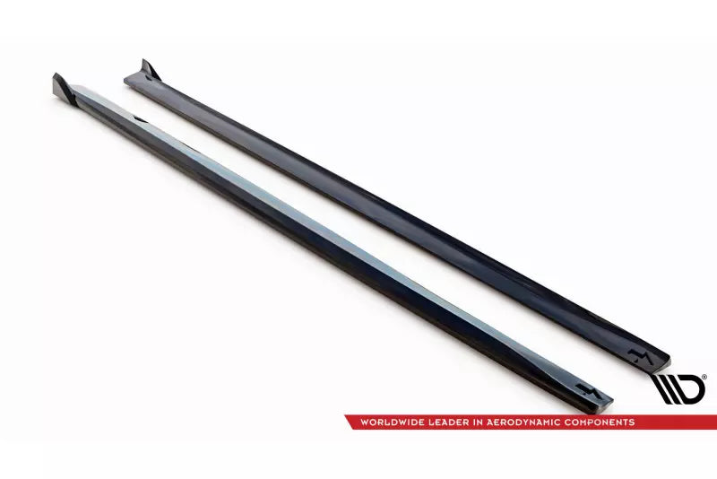 Maxton Design Seitenschweller (Paar) V.2 für BMW 4er F32 F33 F36 M-Paket Hochglanz schwarz – Ansicht 4