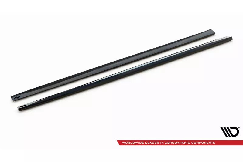 Maxton Design Seitenschweller (Paar) V.3 für BMW 4er F32 F33 F36 M-Paket Hochglanz schwarz – Ansicht 3