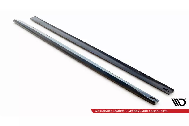 Maxton Design Seitenschweller (Paar) V.3 für BMW 4er F32 F33 F36 M-Paket Hochglanz schwarz – Ansicht 4