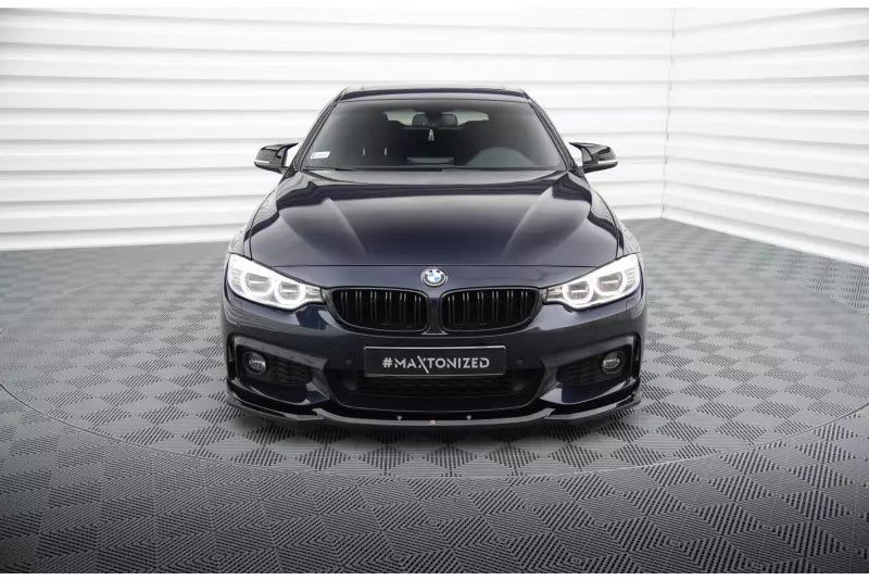 Maxton Design Frontlippe V.6 für BMW 4er F32 F36 F33 M-Paket Hochglanz schwarz – Ansicht 2