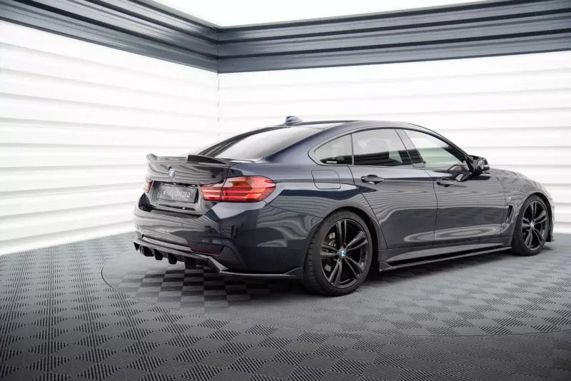 Maxton Design mittlerer Heckdiffusor für BMW 4er F32 F33 F36 M-Paket Hochglanz schwarz – Ansicht 3
