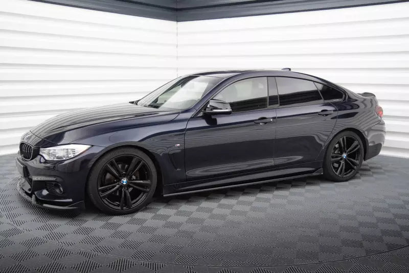 Maxton Design Seitenschweller (Paar) für BMW 4er F32 F36 F33 M-Paket Hochglanz schwarz – Ansicht 3