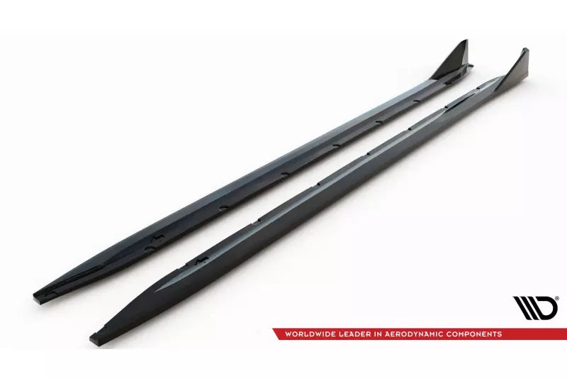 Maxton Design Seitenschweller (Paar) V.3 CSL Look für BMW M4 G82 Hochglanz schwarz – Ansicht 4