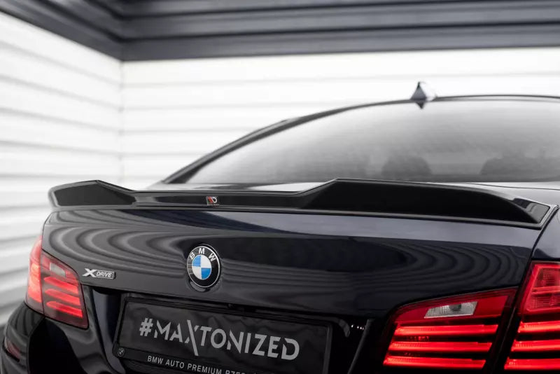 Maxton Design Heckspoiler 3D für BMW 5er M-Paket F10 Hochglanz schwarz – Ansicht 1