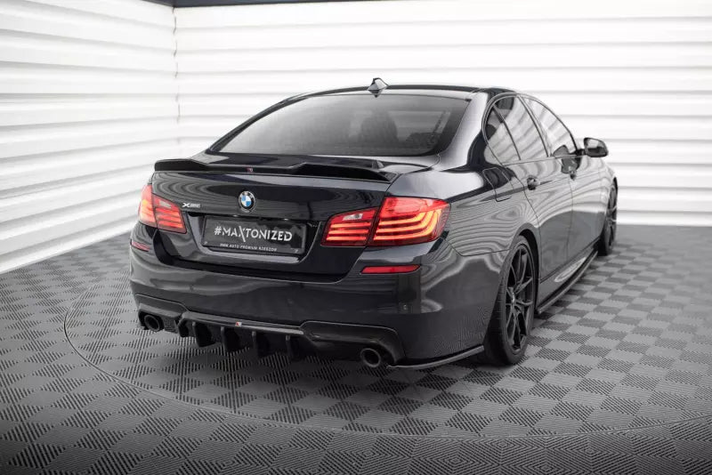 Maxton Design Heckspoiler 3D für BMW 5er M-Paket F10 Hochglanz schwarz – Ansicht 2