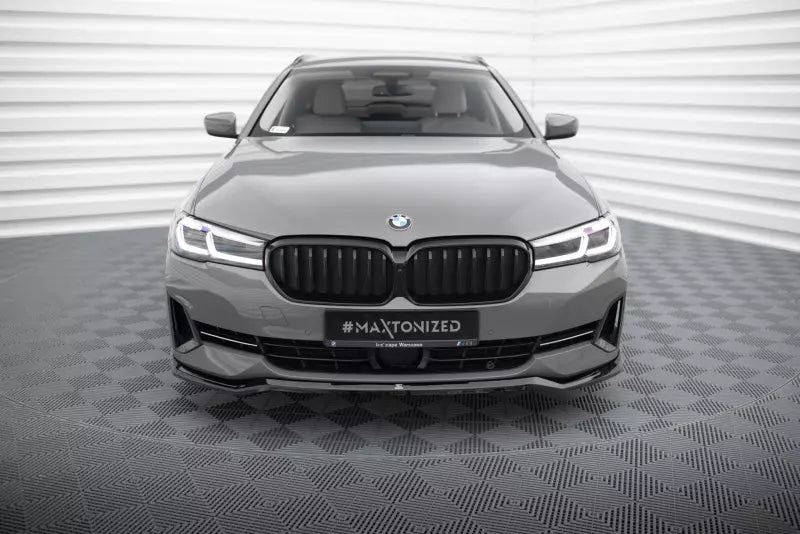 Maxton Design Frontlippe V.2 für BMW 5er G30 / G31 Facelift Hochglanz schwarz – Ansicht 2