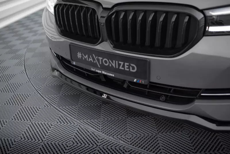 Maxton Design Frontlippe V.2 für BMW 5er G30 / G31 Facelift Hochglanz schwarz – Ansicht 3