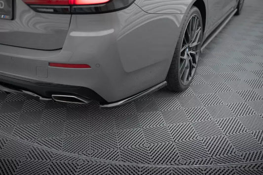 Maxton Design Diffusor Flaps für BMW 5er G30 / G31 Facelift Hochglanz schwarz – Ansicht 1