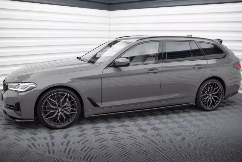 Maxton Design Seitenschweller (Paar) für BMW 5er G30 / G31 Facelift Hochglanz schwarz – Ansicht 2