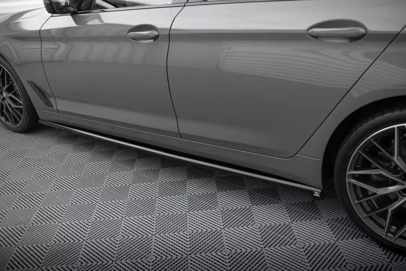 Maxton Design Seitenschweller (Paar) für BMW 5er G30 / G31 Facelift Hochglanz schwarz – Ansicht 3