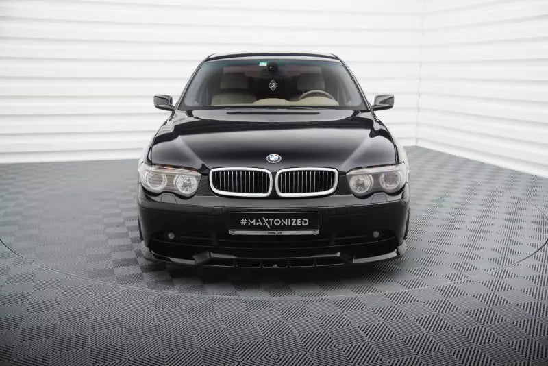 Maxton Design Frontlippe für BMW 7 E65 Hochglanz schwarz – Ansicht 2