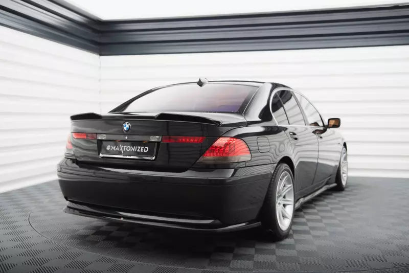 Maxton Design Heckdiffusor für BMW 7 E65 Hochglanz schwarz – Ansicht 2