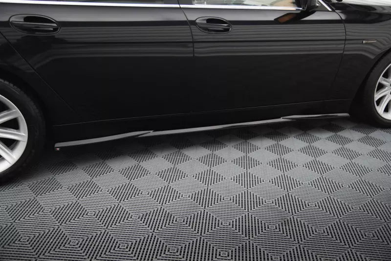 Maxton Design Seitenschweller (Paar) für BMW 7 E65 Hochglanz schwarz – Ansicht 2