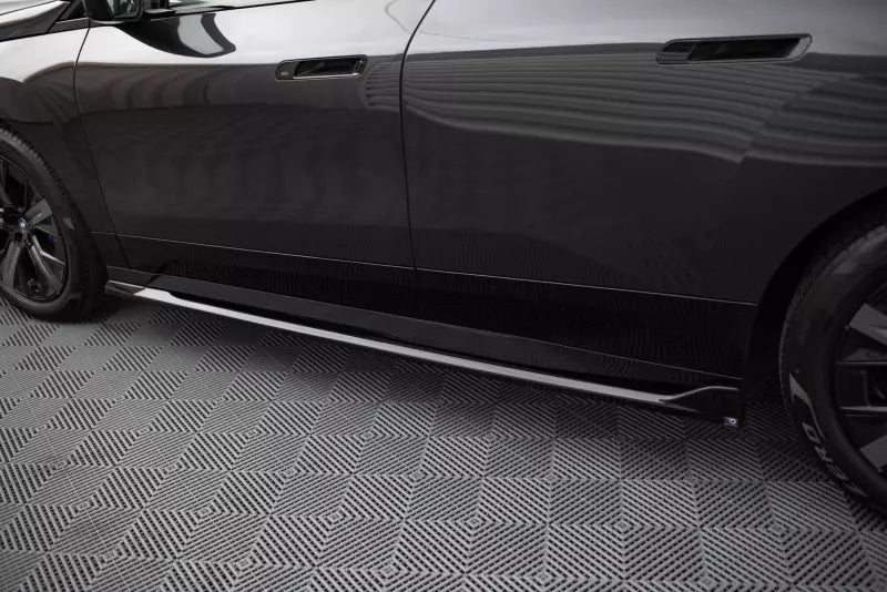 Maxton Design Seitenschweller (Paar) für BMW iX M-Paket i20 Hochglanz schwarz – Ansicht 3
