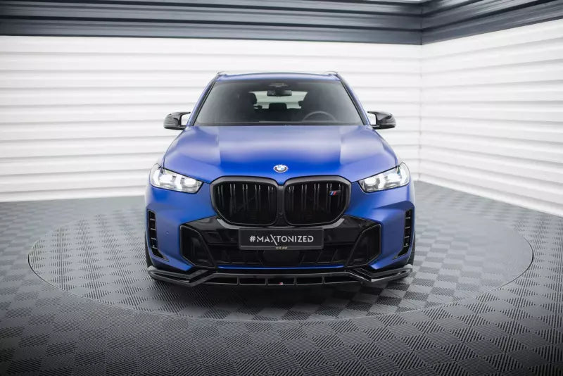 Maxton Design Frontlippe für BMW X5 M-Paket G05 Facelift Hochglanz schwarz – Ansicht 2