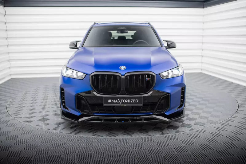 Maxton Design Frontlippe für BMW X5 M-Paket G05 Facelift Hochglanz schwarz – Ansicht 1