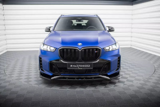 Maxton Design Frontlippe für BMW X5 M-Paket G05 Facelift Hochglanz schwarz – Ansicht 1