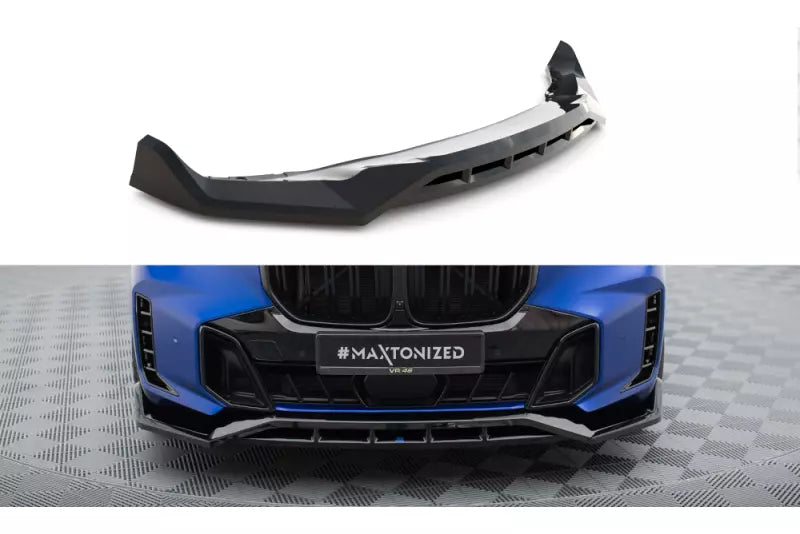 Maxton Design Frontlippe für BMW X5 M-Paket G05 Facelift Hochglanz schwarz – Ansicht 2
