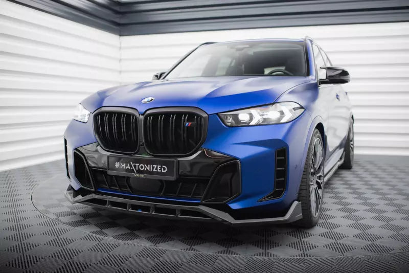 Maxton Design Frontlippe für BMW X5 M-Paket G05 Facelift Hochglanz schwarz – Ansicht 3