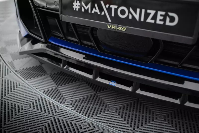 Maxton Design Frontlippe für BMW X5 M-Paket G05 Facelift Hochglanz schwarz – Ansicht 4
