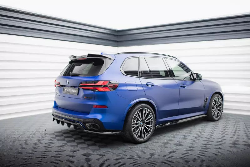 Maxton Design mittlerer Heckdiffusor DTM Look für BMW X5 M-Paket G05 Facelift Hochglanz schwarz – Ansicht 2