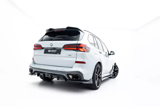 Maxton Design mittlerer Heckdiffusor DTM Look V.2 für BMW X5 M-Paket G05 Facelift Hochglanz schwarz – Ansicht 1