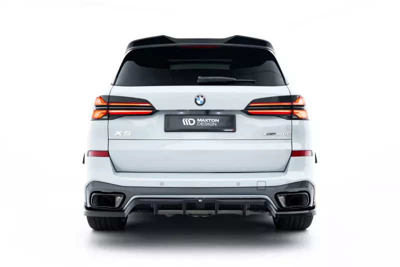 Maxton Design mittlerer Heckdiffusor DTM Look V.2 für BMW X5 M-Paket G05 Facelift Hochglanz schwarz – Ansicht 2