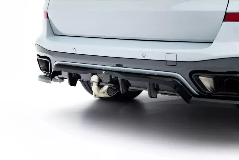Maxton Design mittlerer Heckdiffusor DTM Look V.2 für BMW X5 M-Paket G05 Facelift Hochglanz schwarz – Ansicht 3