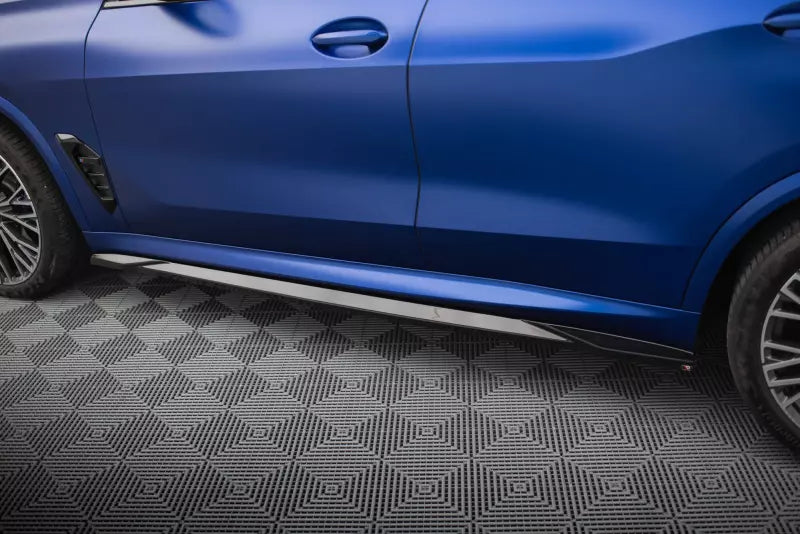 Maxton Design Seitenschweller (Paar) für BMW X5 M-Paket G05 Facelift Hochglanz schwarz – Ansicht 3
