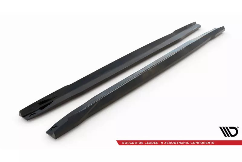 Maxton Design Seitenschweller (Paar) für BMW X5 M-Paket G05 Facelift Hochglanz schwarz – Ansicht 4