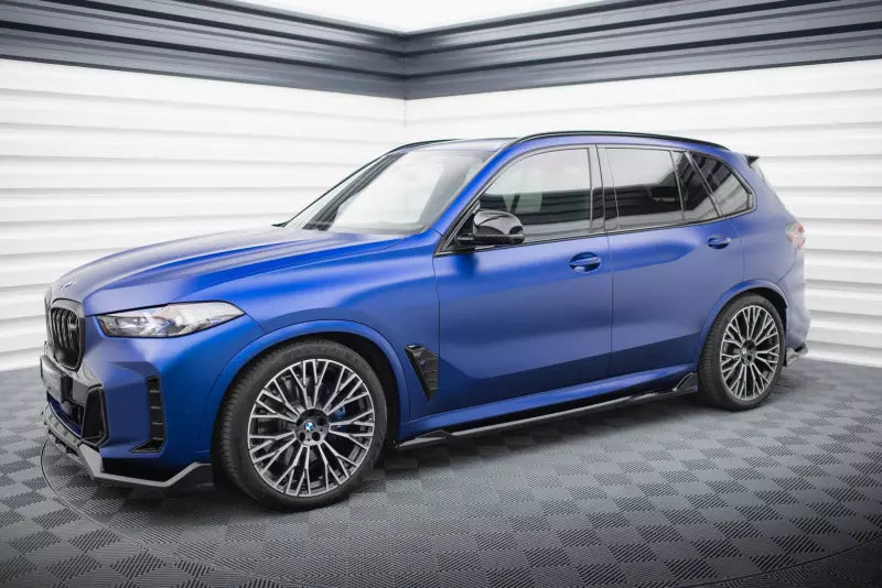 Maxton Design Seitenschweller (Paar) V.2 für BMW X5 M-Paket G05 Facelift Hochglanz schwarz – Ansicht 2