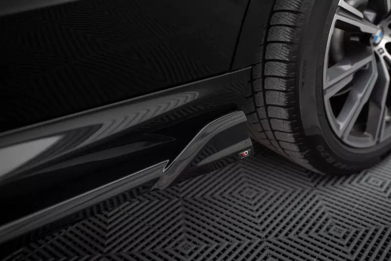 Maxton Design Seitenschweller (Paar) V.2 für BMW X5 M-Paket G05 Hochglanz schwarz – Ansicht 2