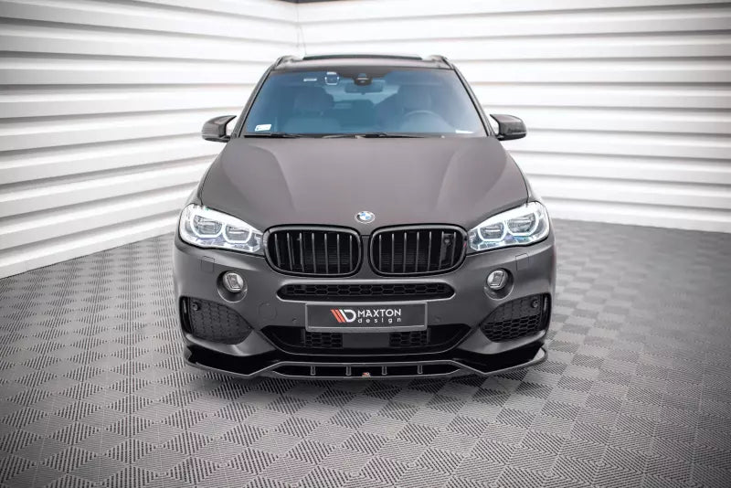 Maxton Design Frontlippe V.2 für BMW X5 M-Paket F15 Hochglanz schwarz – Ansicht 2