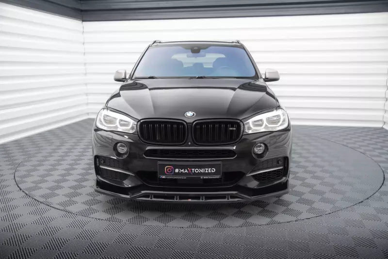 Maxton Design Frontlippe V.3 für BMW X5 M-Paket F15 Hochglanz schwarz – Ansicht 2