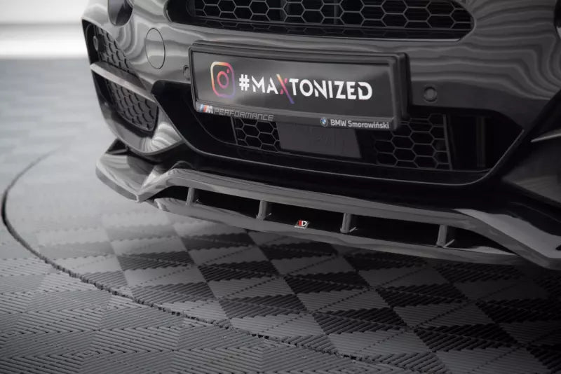 Maxton Design Frontlippe V.3 für BMW X5 M-Paket F15 Hochglanz schwarz – Ansicht 3
