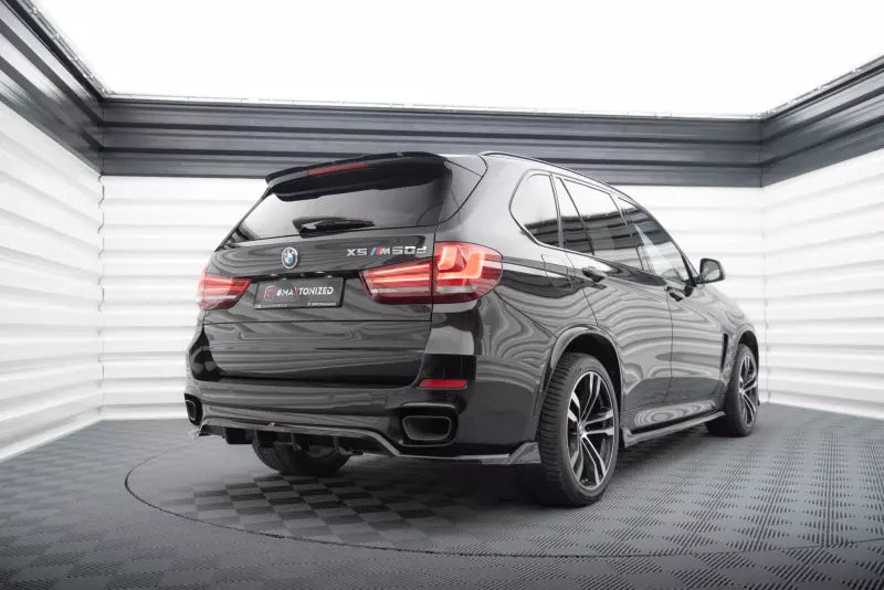 Maxton Design mittlerer Heckdiffusor DTM Look für BMW X5 M-Paket F15 Hochglanz schwarz – Ansicht 2
