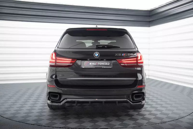 Maxton Design mittlerer Heckdiffusor DTM Look für BMW X5 M-Paket F15 Hochglanz schwarz – Ansicht 3