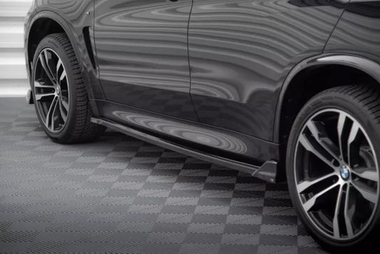 Maxton Design Seitenschweller (Paar) V.2 für BMW X5 M-Paket F15 Hochglanz schwarz – Ansicht 1