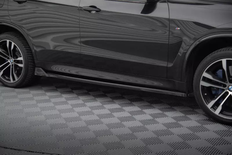 Maxton Design Seitenschweller (Paar) V.2 für BMW X5 M-Paket F15 Hochglanz schwarz – Ansicht 2