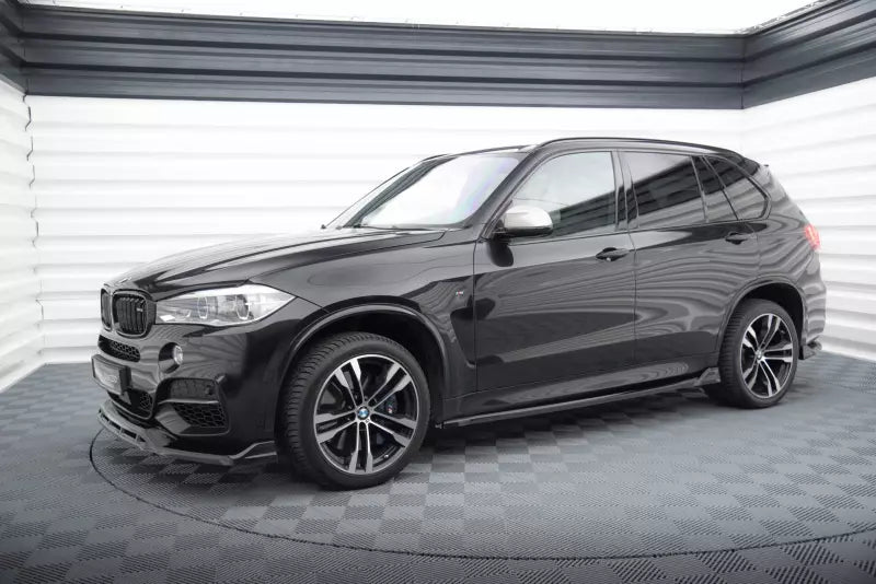 Maxton Design Seitenschweller (Paar) V.2 für BMW X5 M-Paket F15 Hochglanz schwarz – Ansicht 3