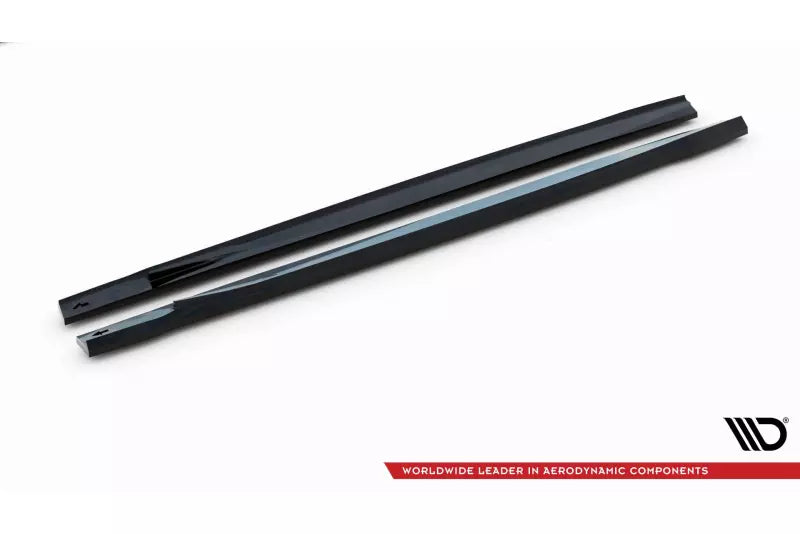 Maxton Design Seitenschweller (Paar) für BMW X6 M-Paket G06 Facelift Hochglanz schwarz – Ansicht 4