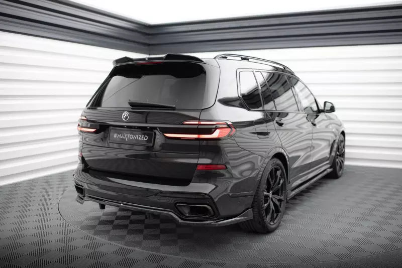 Maxton Design Heckspoiler 3D für BMW X7 M-Paket G07 Facelift Hochglanz schwarz – Ansicht 4
