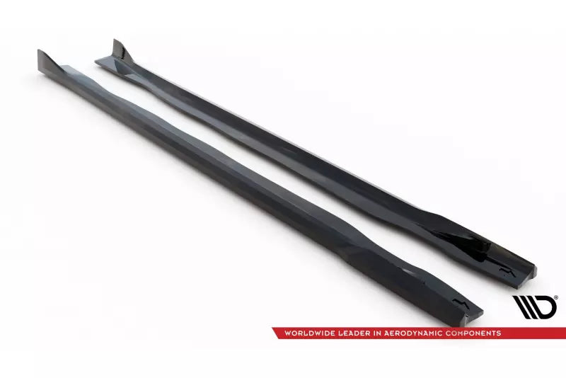 Maxton Design Seitenschweller (Paar) für BMW X7 M-Paket G07 Facelift Hochglanz schwarz – Ansicht 4