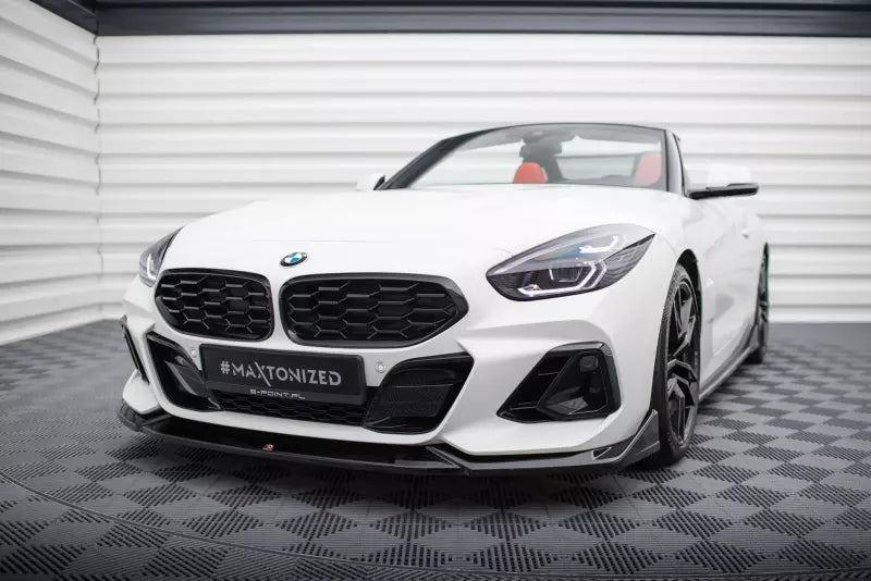 Maxton Design Frontlippe für BMW Z4 M40i / M-Paket G29 Facelift Hochglanz schwarz – Ansicht 1