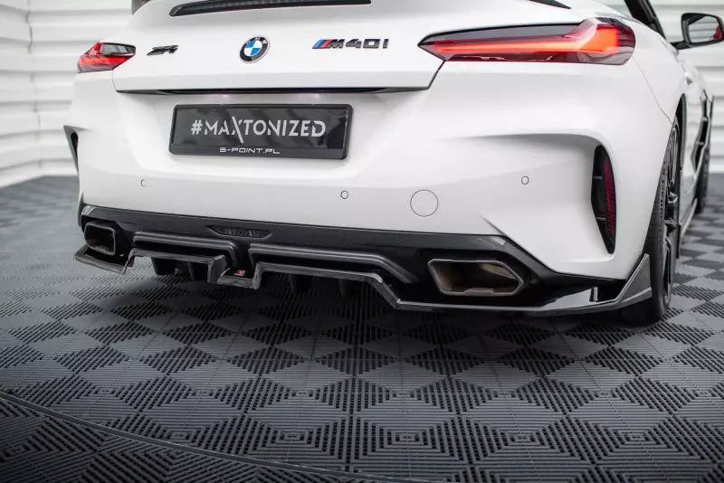Maxton Design mittlerer Heckdiffusor DTM Look für BMW Z4 M40i G29 Hochglanz schwarz – Ansicht 1
