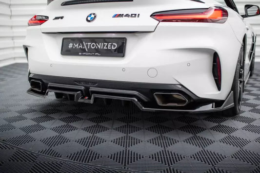 Maxton Design mittlerer Heckdiffusor DTM Look für BMW Z4 M40i G29 Hochglanz schwarz – Ansicht 1