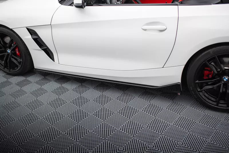 Maxton Design Seitenschweller (Paar) für BMW Z4 M40i / M-Paket G29 Facelift Hochglanz schwarz – Ansicht 1