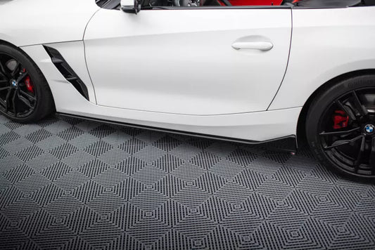 Maxton Design Seitenschweller (Paar) für BMW Z4 M40i / M-Paket G29 Facelift Hochglanz schwarz – Ansicht 1
