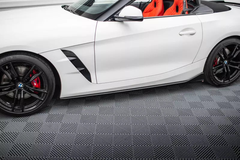 Maxton Design Seitenschweller (Paar) für BMW Z4 M40i / M-Paket G29 Facelift Hochglanz schwarz – Ansicht 3